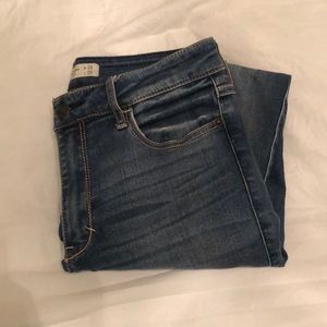 A&F High Rise Skinny Jeans